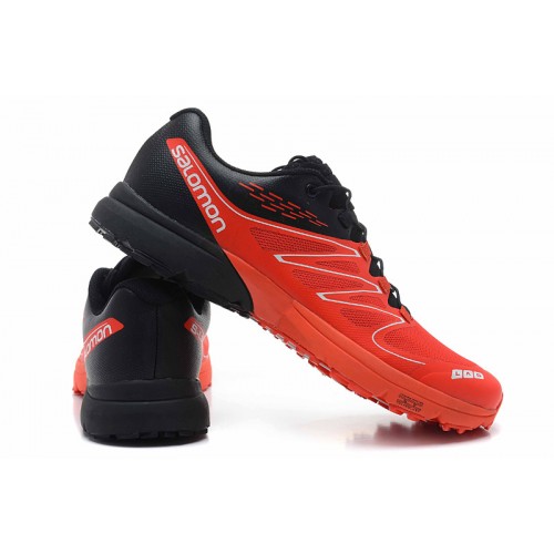 Men's Salomon Shoe S-LAB Sense Speed Trail Running Red Black
