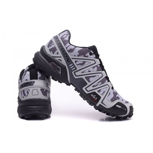 Men's Salomon Shoe Speedcross 3 CS Trail Running Black Camouflage