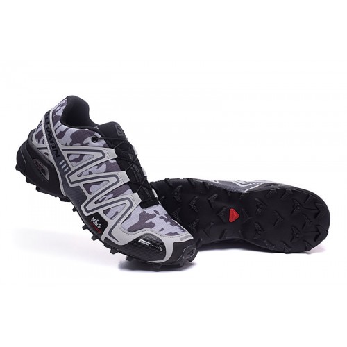 Men's Salomon Shoe Speedcross 3 CS Trail Running Black Camouflage