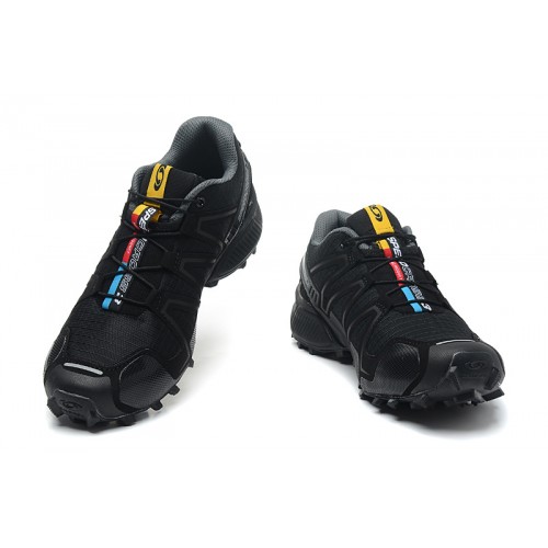 Men's Salomon Shoe Speedcross 3 CS Trail Running Black Gray
