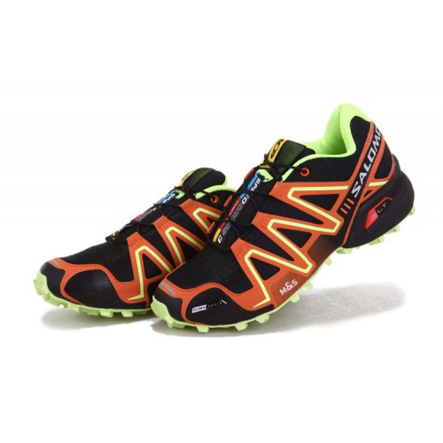 Men's Salomon Shoe Speedcross 3 CS Trail Running Black Orange