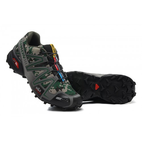 Men's Salomon Shoe Speedcross 3 CS Trail Running Camouflage