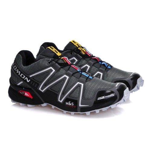 Men's Salomon Shoe Speedcross 3 CS Trail Running Deep Gray