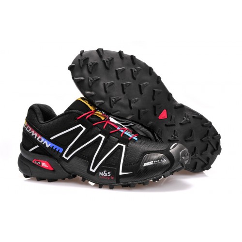 Men's Salomon Shoe Speedcross 3 CS Trail Running Silver Black