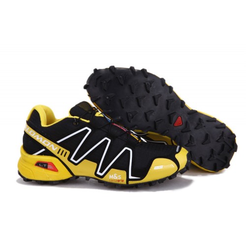 Men's Salomon Shoe Speedcross 3 CS Trail Running Yellow Black