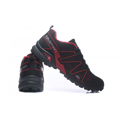 Men's Salomon Shoe Speedcross 3 Adventure Black Red