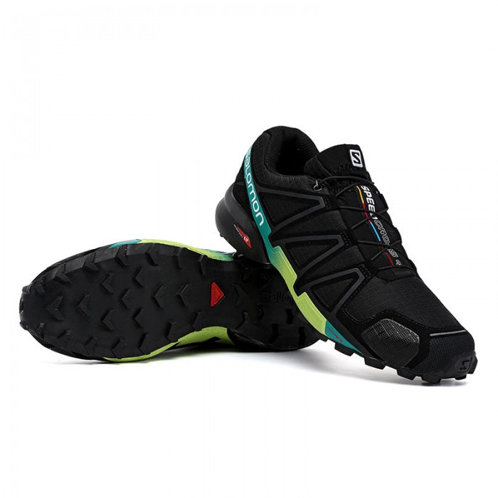 niemand Encommium Verward Men's Salomon Shoe Speedcross 4 Trail Running Black Yellow Green-Official  Supplier Salomon Shoe Speedcross 4