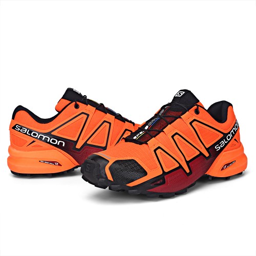 Men's Salomon Shoe Speedcross 4 Trail Running Orange