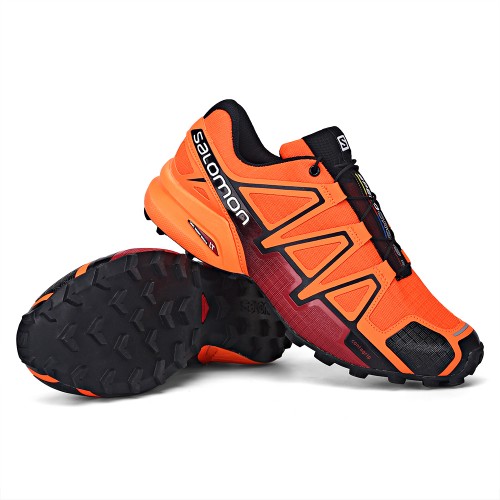 Men's Salomon Shoe Speedcross 4 Trail Running Orange