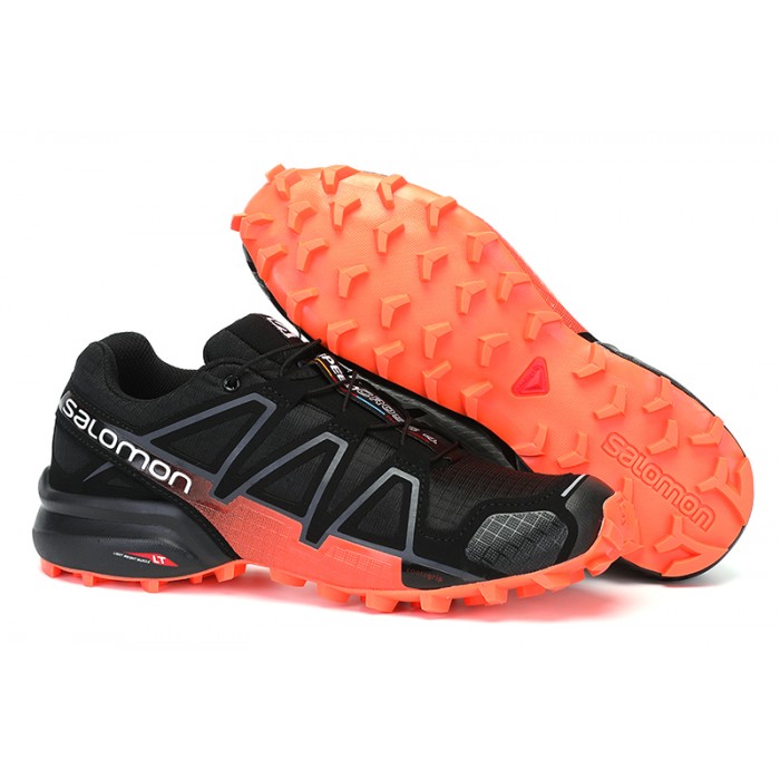 Salomon Speedcross 4 Trail Running Shoes In Orange Black For Men