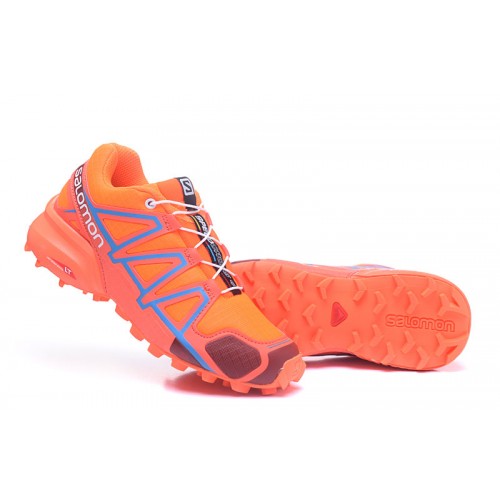 Women's Salomon Shoe Speedcross 4 Trail Running Orange Wine