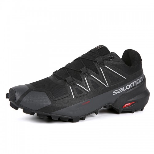 Men's Salomon Shoe Speedcross 5 GTX Trail Running Black