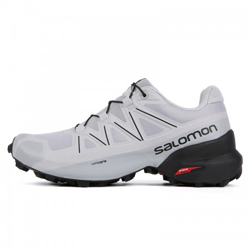 Men's Salomon Shoe Speedcross 5 GTX Trail Running White