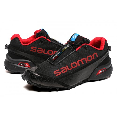 Salomon Speedcross 5M Running Shoes In Black Red For Men