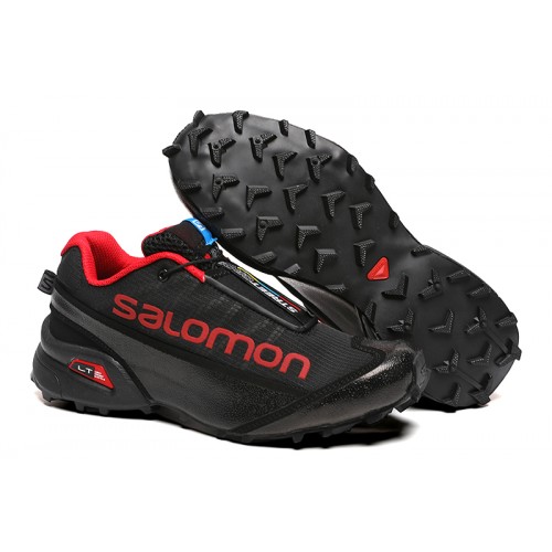 Salomon Speedcross 5M Running Shoes In Black Red For Men