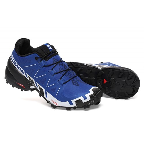 Men's Salomon Speedcross 6 Trail Running Shoes Blue White