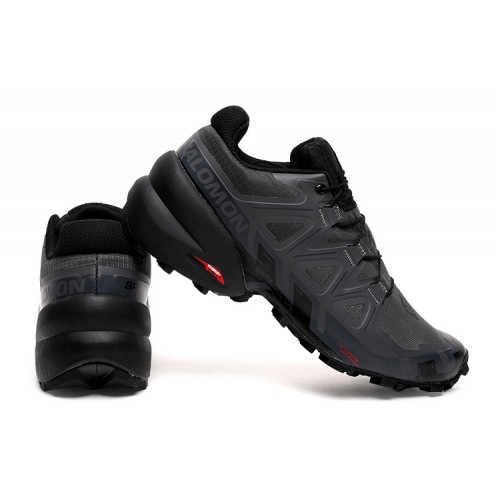 Men's Salomon Speedcross 6 Trail Running Shoes Dark Gray