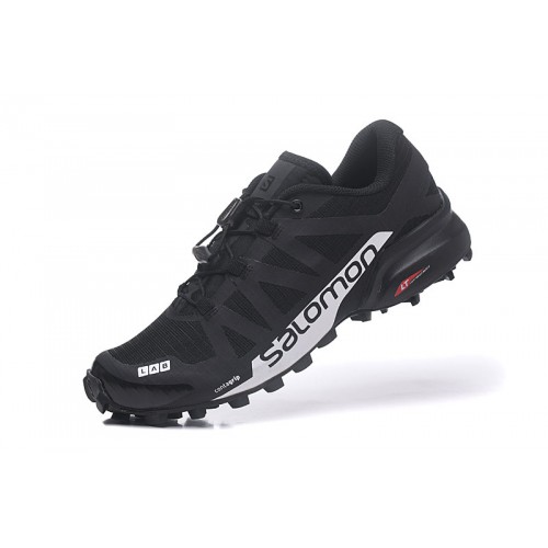 Men's Salomon Shoe Speedcross Pro 2 Trail Running Black Silver