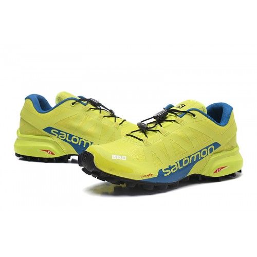 Men's Salomon Shoe Speedcross Pro 2 Trail Running Fluorescent Yellow