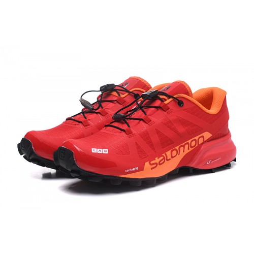 Men's Salomon Shoe Speedcross Pro 2 Trail Running Red