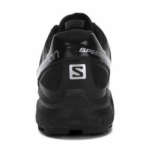 Men's Salomon Shoe Speedcross Pro Contagrip Black Silver