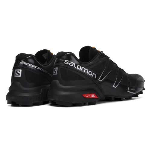 Men's Salomon Shoe Speedcross Pro Contagrip Black Silver