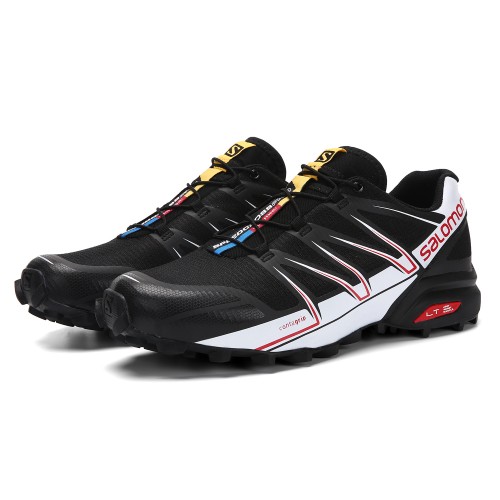 Men's Salomon Shoe Speedcross Pro Contagrip Black White