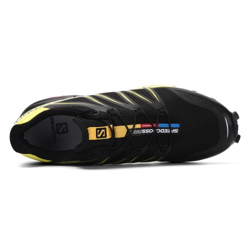 Men's Salomon Shoe Speedcross Pro Contagrip Black Yellow