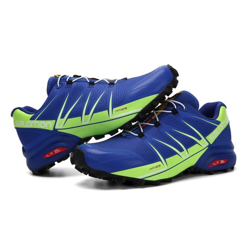 Men's Salomon Shoe Speedcross Pro Contagrip Blue Fluorescent