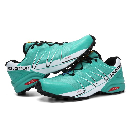 Men's Salomon Shoe Speedcross Pro Contagrip Lack Blue White