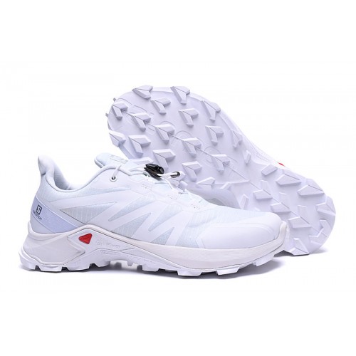 Men's Salomon Supercross Trail Running Shoes White