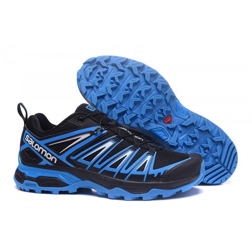 Men's Salomon Shoe X ULTRA 3 GTX Waterproof Black Blue