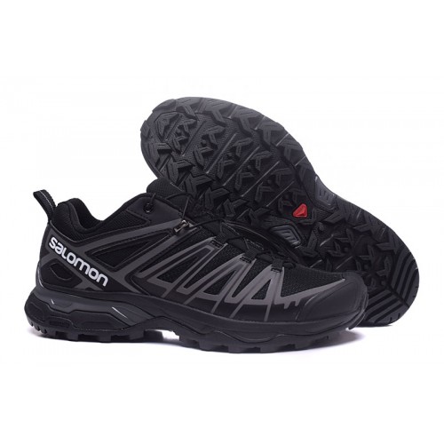 Men's Salomon Shoe X ULTRA 3 GTX Waterproof Black Deep Gray