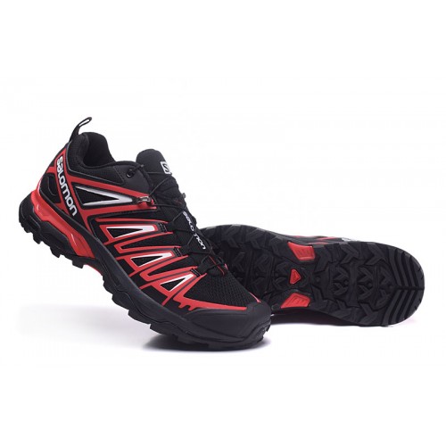 Men's Salomon Shoe X ULTRA 3 GTX Waterproof Black Red