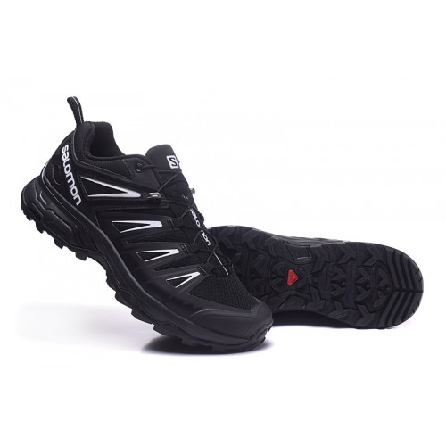 Men's Salomon Shoe X ULTRA 3 GTX Waterproof Black Silver