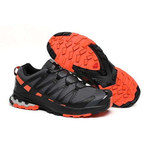 Salomon XA PRO 3D Trail Running Shoes In Gray Black Orange For Men