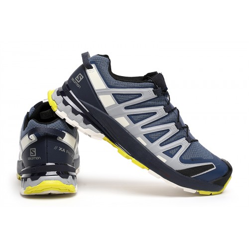 Salomon XA PRO 3D Trail Running Shoes In Gray Blue For Men