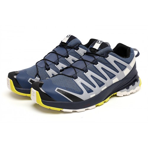 Salomon XA PRO 3D Trail Running Shoes In Gray Blue For Men