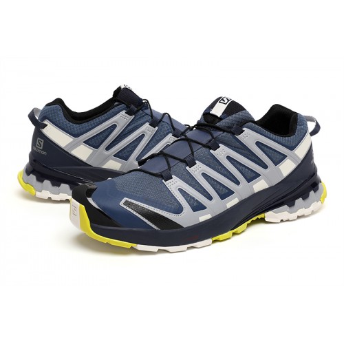 Salomon XA PRO 3D Trail Running Shoes In Gray Blue For Men