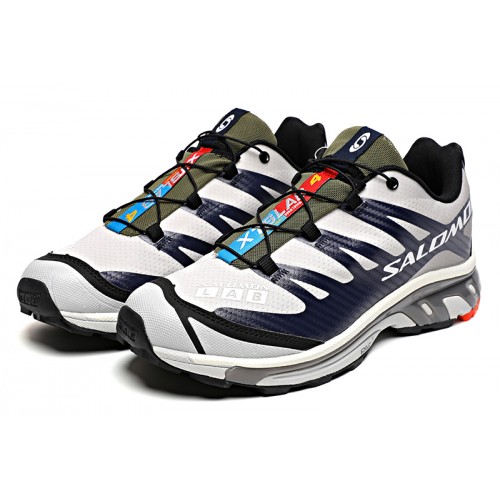 Salomon XT-4 Advanced Unisex Sportstyle Shoes In Blue Gray Black For Men
