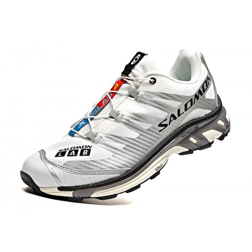 Salomon XT-4 Advanced Unisex Sportstyle Shoes In Silver White For Men