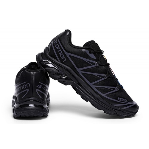 Salomon XT-6 Advanced Unisex Sportstyle Shoes In Black Dark Gray For Men