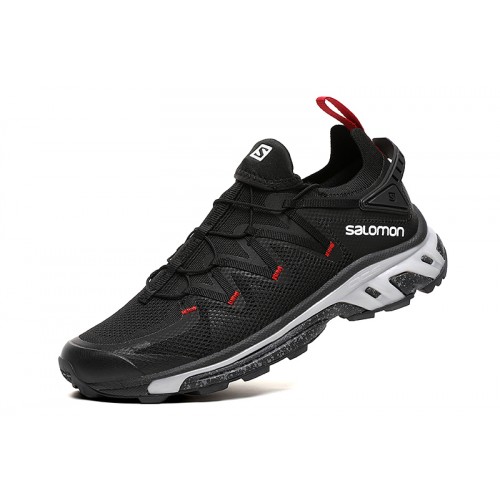 Salomon XT-Rush Unisex Sportstyle Shoes In Black Gray For Men