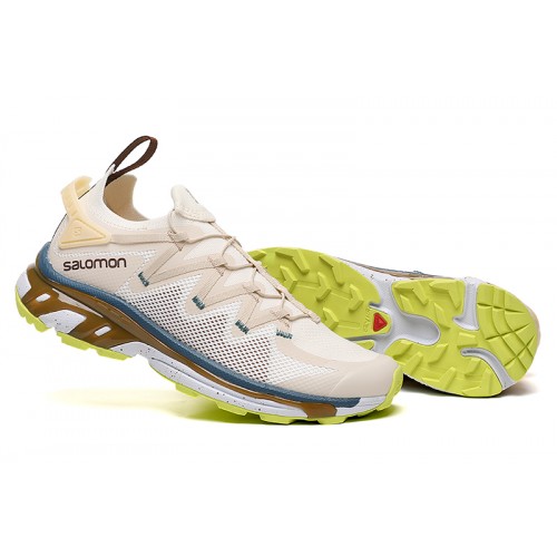 Salomon XT-Rush Unisex Sportstyle Shoes In White Sand For Men