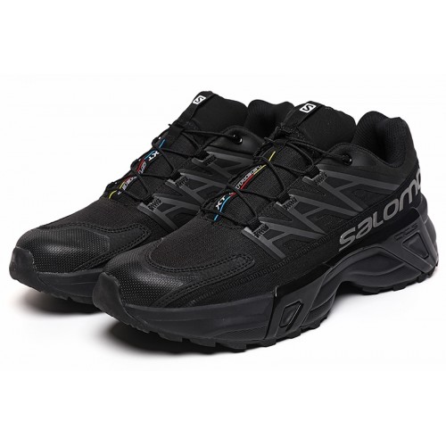 Men's Salomon XT Street Shoes Black Dark Gray