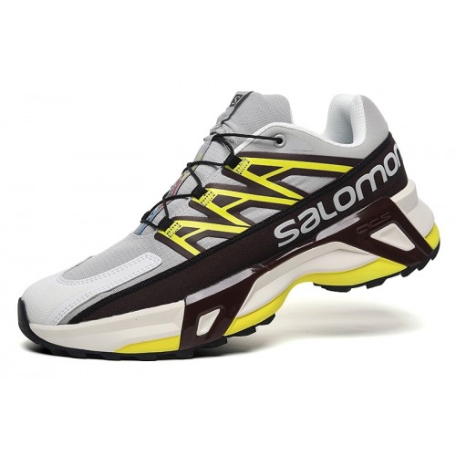 Men's Salomon XT Street Shoes Light Gray Yellow