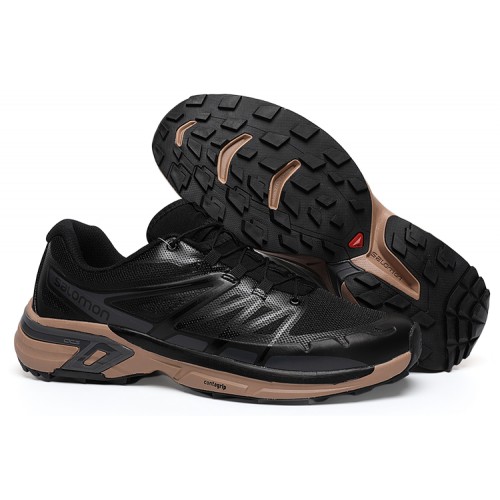 Salomon XT-Wings 2 Unisex Sportstyle Shoes In Black Metal Copper For Men