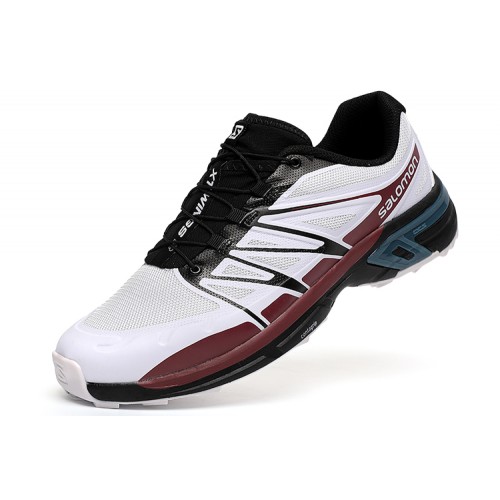 Salomon XT-Wings 2 Unisex Sportstyle Shoes In White Wine Black For Men