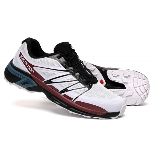 Salomon XT-Wings 2 Unisex Sportstyle Shoes In White Wine Black For Men