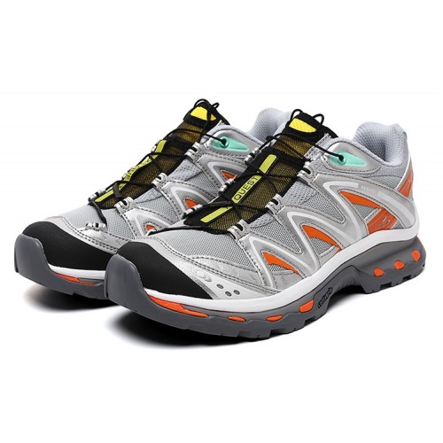 Women's Salomon XT Quest Shoes Silver Gray Orange